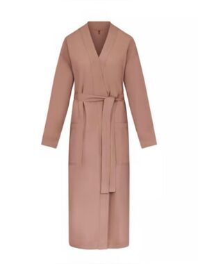 Skims Cotton Poplin Bathrobe Mens XS